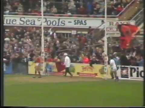 1991 Essendon v Fitzroy Highlights