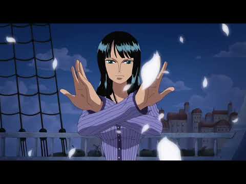 Robin dando uma mão (ou duas) pro Franky entrar na tripulação!