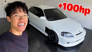 Turning my SLOW Civic into a TURBO BEAST! PT5