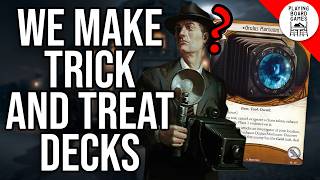 We go out Trick or Treating in ARKHAM HORROR: THE CARD GAME (Featuring Oculus Mortuum Darrell)