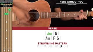 Here Without You Guitar Cover 3 Doors Down 🎸|Tabs + Chords|