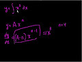 The Indefinite Integral or Anti-derivative Video Tutorial