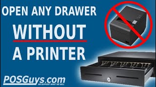 How To Open Any Cash Drawer Without a Printer -POSGuys.com