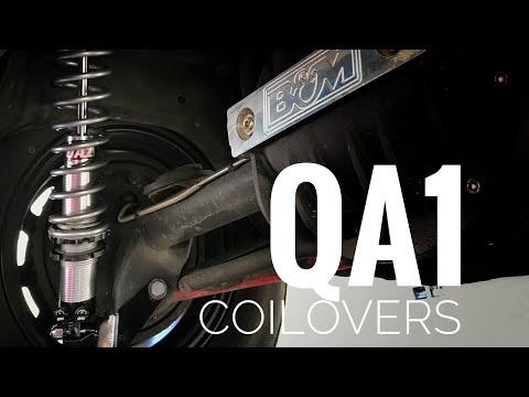 G-body QA1 Rear Coilover Install and UMI Rear Tower Brace