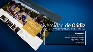 Presentación Web Universidad de Cádiz