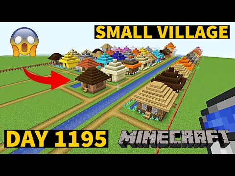 HU Smart Gamer - I build Small Village in Minecraft Creative mode 2023 Day 1195