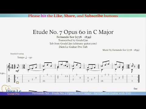 Opus 60 No 7 In C Major - Fernando Sor