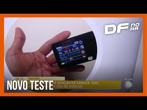 Hemocentro de Brasília tem novo método para medir hemoglobina no sangue de doadores