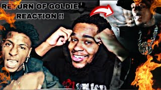 Youngboy Never Broke Again - Return Of Goldie (official music video) REACTION !!