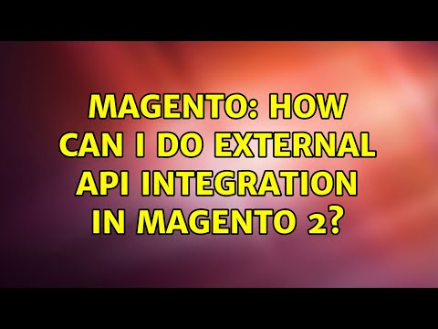 Magento: How can I do External API integration in Magento 2?