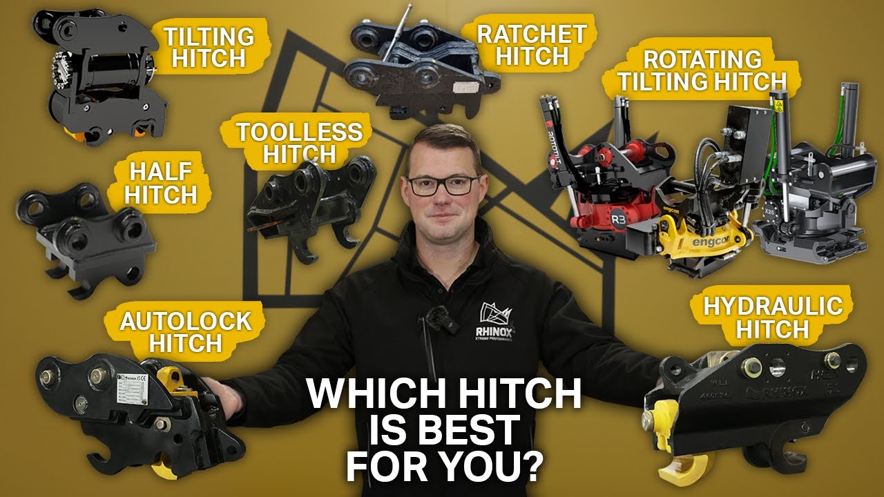 8 DIFFERENT TYPES OF QUICK HITCH - Manual Hitches, Hydraulic Couplers and More!