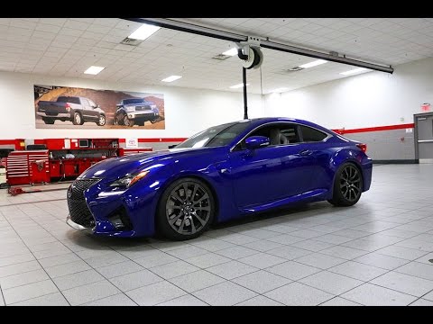 Lowering a Lexus RCF on BCracing Coilovers