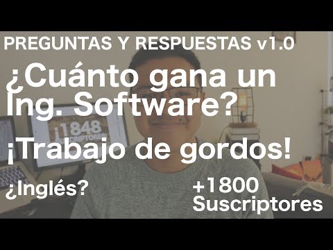¿Cuánto se gana como Ing de software? Q&A versión 1.0 Video