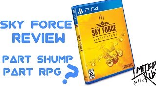 SKY FORCE PS4 REVIEW     PART SHMUP/PART RPG???
