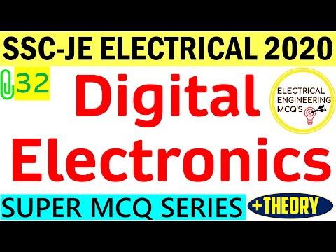 Digital Electronics MCQ | SSC-JE | Class 32 |  हिंदी 🔴 Video
