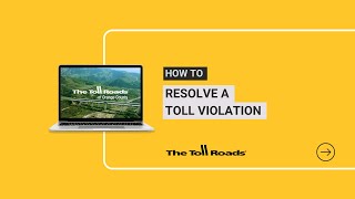 How to Resolve a Toll Violation