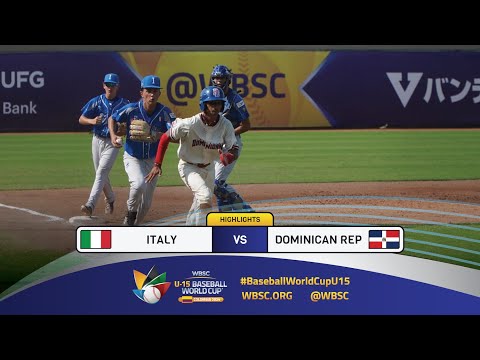 Highlights | Game 27 Italy vs Dominican Republic | 2024 WBSC U-15 Baseball World Cup