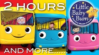 Wheels On The Bus | Part 2 Compilation! | 2+ Hours of Nursery Rhymes by LittleBabyBum!
