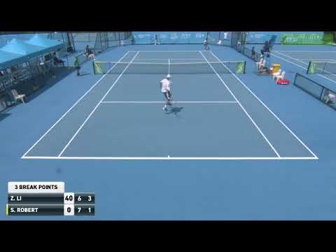 Stéphane Robert trick shot (Burnie Challenger 2019)
