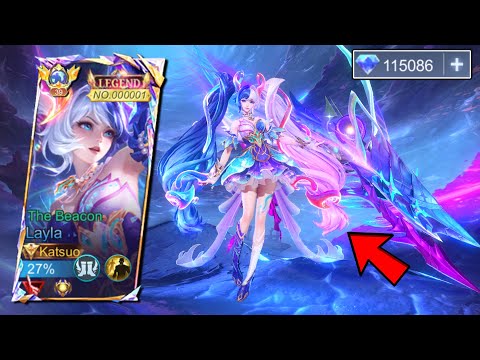 LAYLA THE BEACON LEGEND SKIN IS FINALLY HERE! 😱 DIAMOND SPENT REVEAL (BEST LEGEND SKIN EVER?) - MLBB