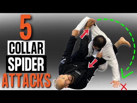 How to Tap EVERYONE With Collar and Spider Guard Attacks (Build a STRONG Open Guard)