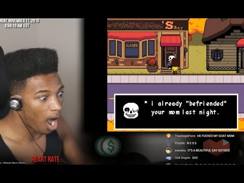 ETIKA REACTS TO SANS IN DELTARUNE