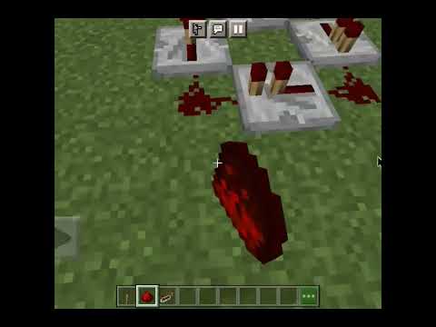 A J GAMING YT - MINECRAFT HOW TO MAKE REDSTONE CLOCK IN MINECRAFT POCKET EDITION