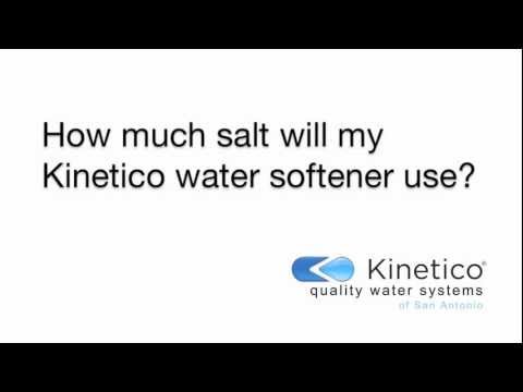 How Much Salt Will a Kinetico Water Softener Use?