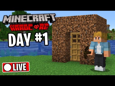 Solidarity VODS - HARDCORE MINECRAFT, BUT WE SURVIVE!! (DAY #1)