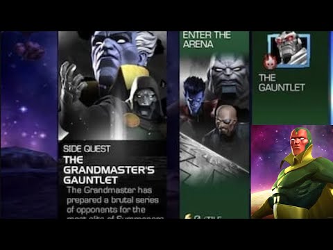 Grandmaster Gauntlet Vision Solo. MCOC