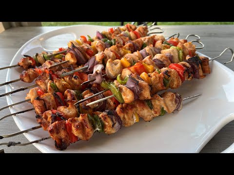 Receta de PINCHOS de POLLO   CHICKEN SKEWERS récipe
