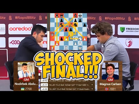 SHOCKED FINAL!!! GM Nodirbek Abdusattorov vs GM Magnus Carlsen