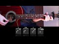 Death Bed - Powfu (Tutorial Guitar Lesson Tab)