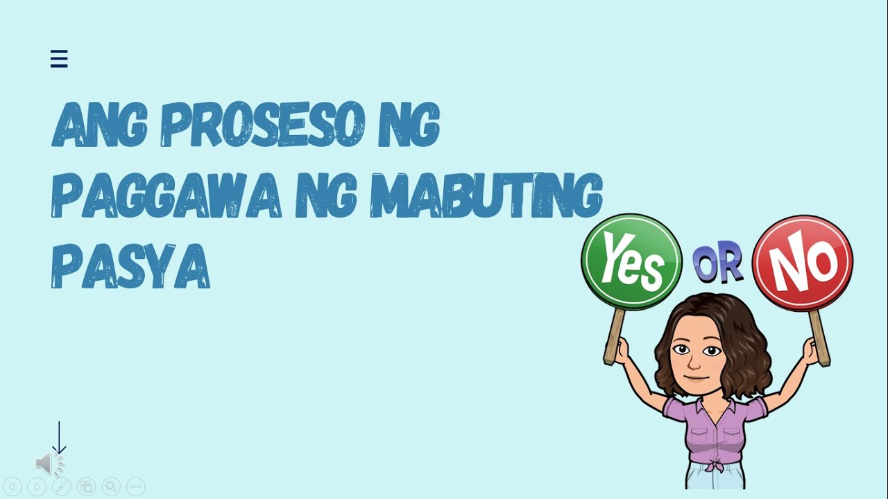 Ang Proseso ng Paggawa ng Mabuting Pasya