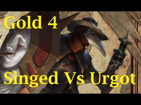 Solo Q Top Singed Vs Urgot Gold 4