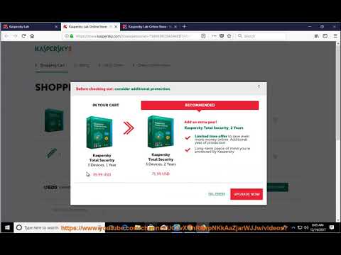 Kaspersky Lab Christmas Offer: Kaspersky Total Security 60% off coupon code for 2018 Video