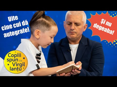 Copiii spun cu Virgil Ianțu - Episodul în care Virgil Ianțu primește un autograf