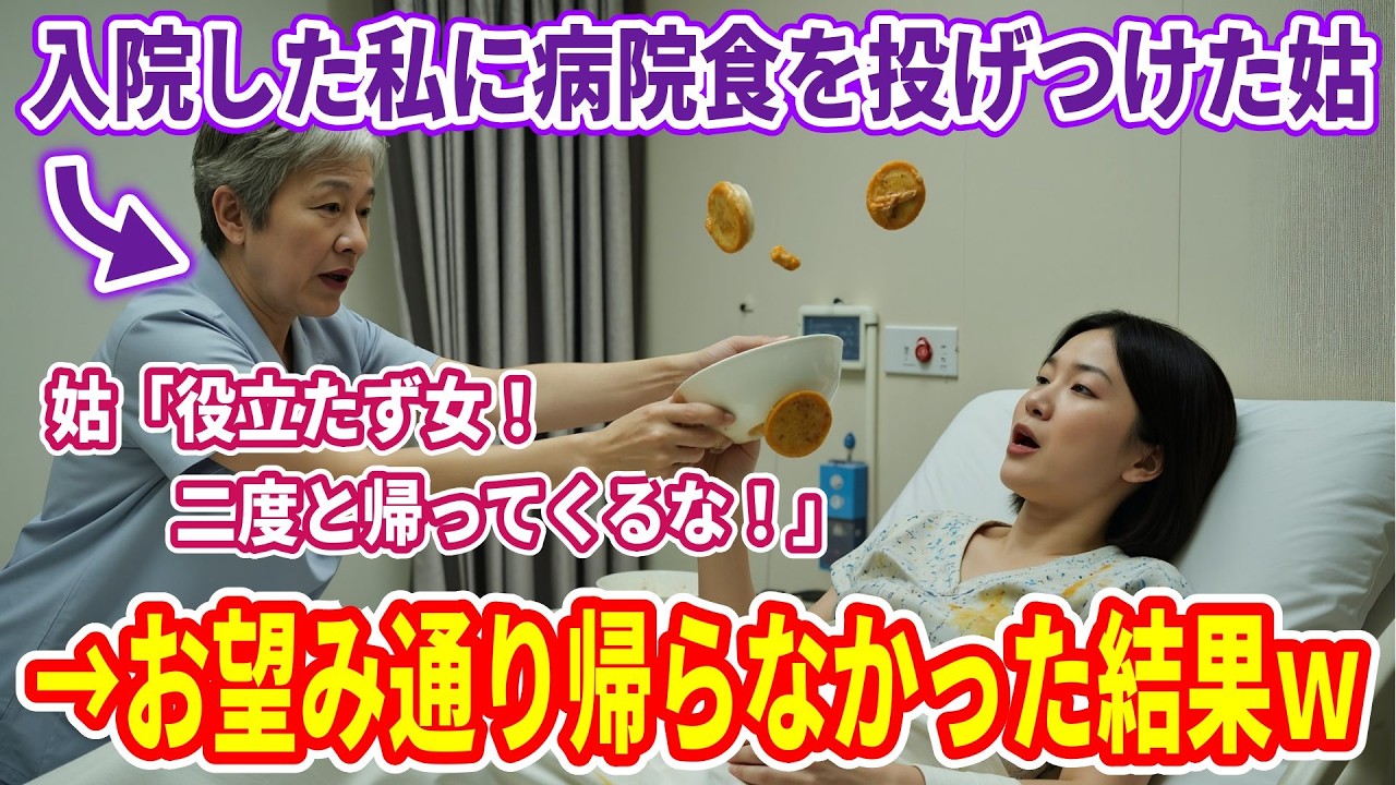 【スカッと総集編】雪下ろしをして骨折し、入院した私に病院食を投げつけた姑「役立たず女！二度と帰ってくるな！」義両親への仕送りを辞めてお望み通り帰らなかった結果ｗ