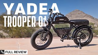 Full Suspension Moped Style eBike Under $2,000 Yadea Trooper 01 Review