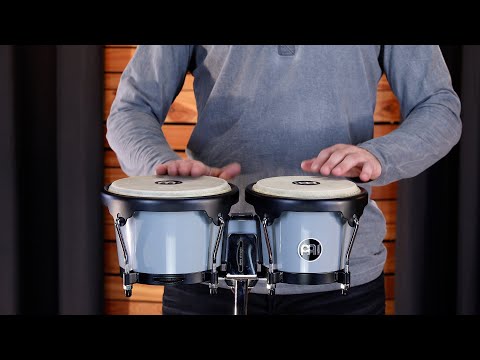 MEINL Percussion Journey Series Bongo, Ultimate Gray HB50UG