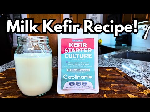 Milk Kefir: The #1 Probiotic Superfood for Gut Health | Coolinario Starter Culture Recipe