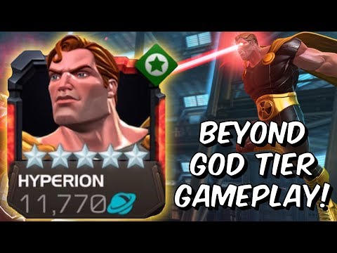 5 Star Hyperion Beyond God Tier Act 6 & Variant Gameplay 2019 - Marvel Contest of Champions