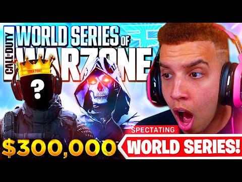 Spectating the $300,000 WORLD SERIES OF WARZONE TOURNAMENT! 🏆 (Best Warzone Players)