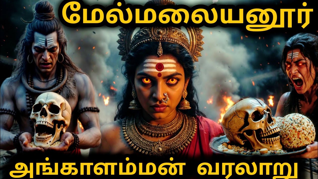 மேல்மலையனூர் அங்காளம்மன் வரலாறு | மயான கொள்ளை |  Melmalayanoor