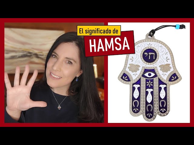 Vídeo relacionado con Hamsa - Collar de mano de Fátima contra el mal de ojo para mujer, colgante de ojo de diablo azul, amuleto de protección judía, amuleto de cábala, joyería religiosa, Medium, Acero inoxidable, No es una