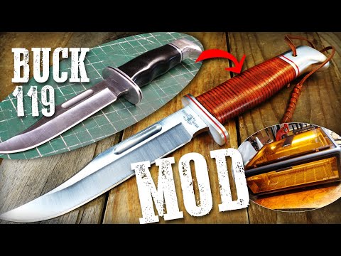 Modifying a Buck 119 Knife with Creality’s A1 Pro
