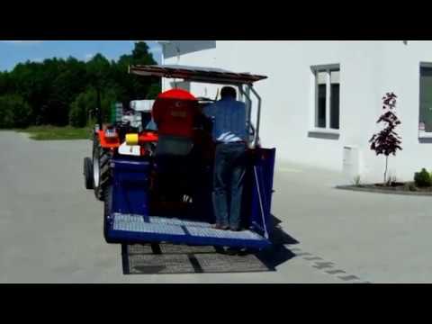 Harvester Hydraulic Lifting and Leveling wheels - JAREK