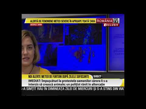 Noi alerte meteo după zilele cu temperaturi sufocante