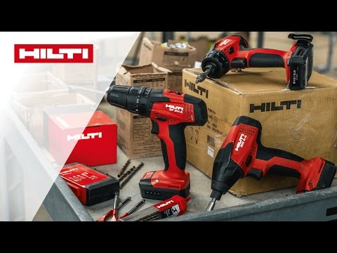 VORSTELLUNG des Hilti SFD 2-A und Hilti SID 2-A - Akku-Schraubers