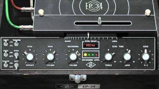 Video thumbnail for EP-34 Tape Echo plug-in for UAD-2 by Universal Audio